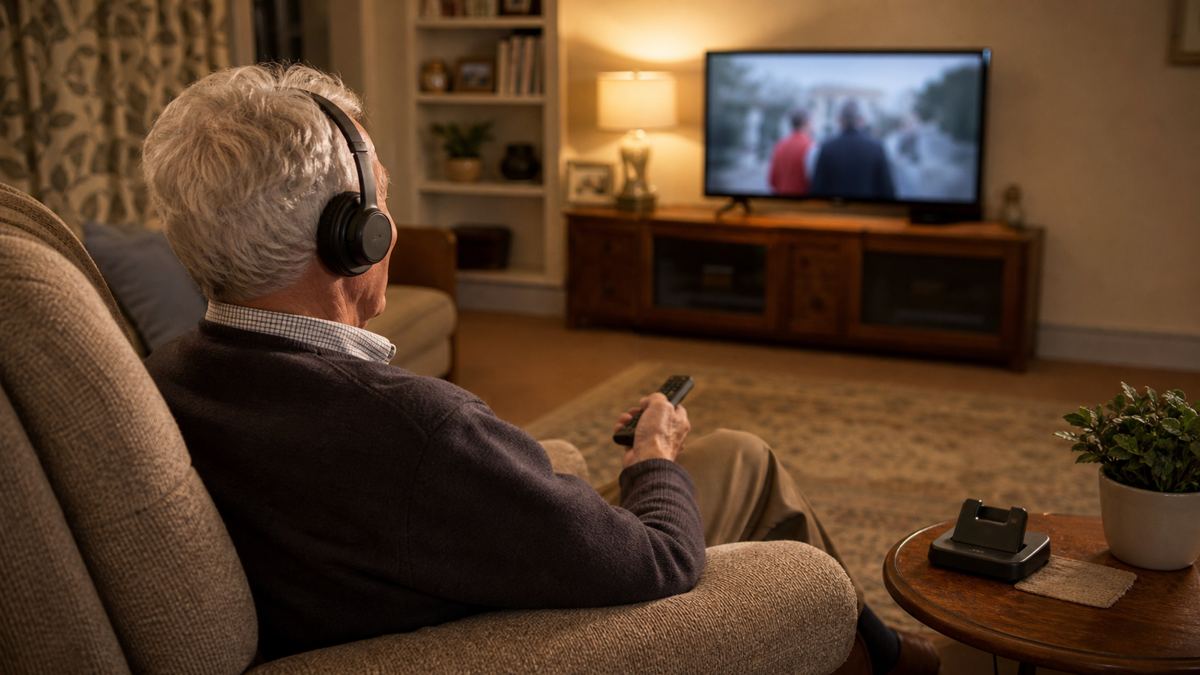 Casque TV sans fil pour senior : comment choisir un modèle simple et confortable